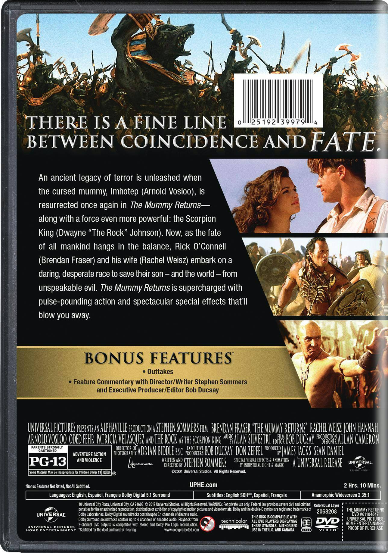 Angle. The Mummy Returns [DVD].