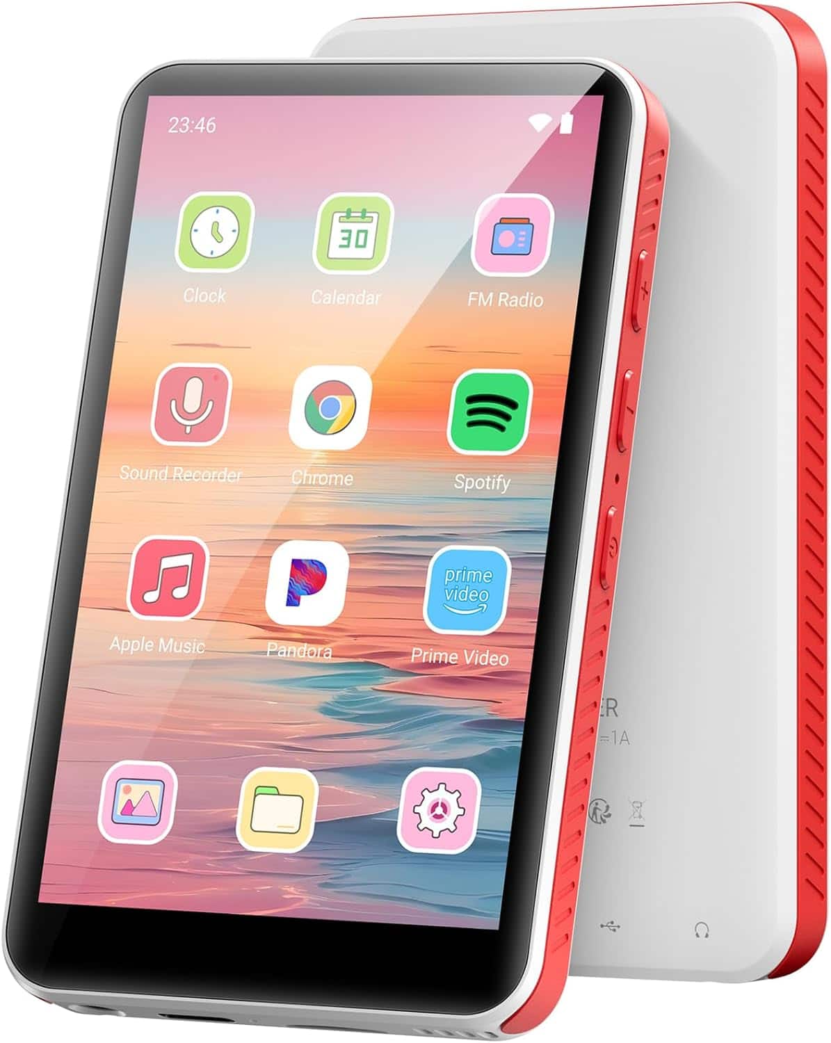 Vulpecula Spade - 192GB MP3 Player with Bluetooth and WiFi, Android 13.0, 4.0" HD MP3 & MP4 Players Touch Screen and Speaker, Preloaded Sp