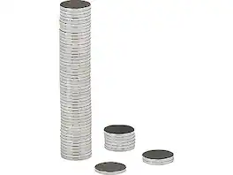 Quartet - Matrix Magnets, 50/Pack - Silver