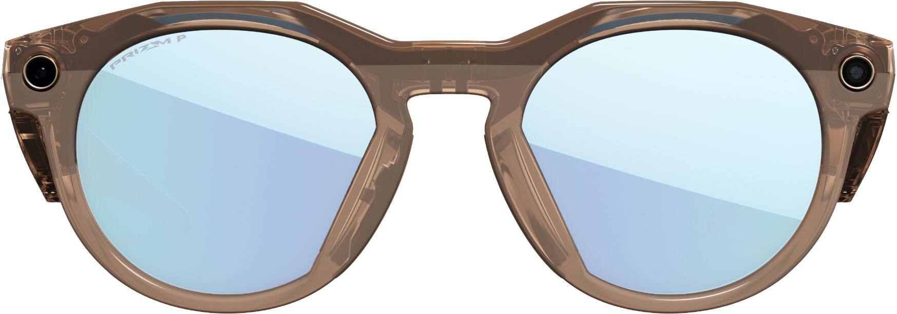 Alt View 18. Oakley Meta - HSTN glasses - Prizm Deep Water Polarized Lenses - Brown Smoke.