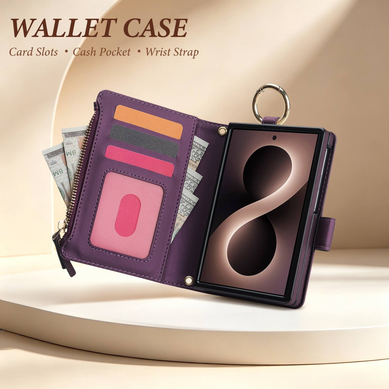 WALLET CASE  
Card Slots • Cash Pocket • Wrist Strap
