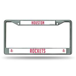 Rico Industries - Houston Rockets NBA Chrome Metal License Plate Frame - Multi