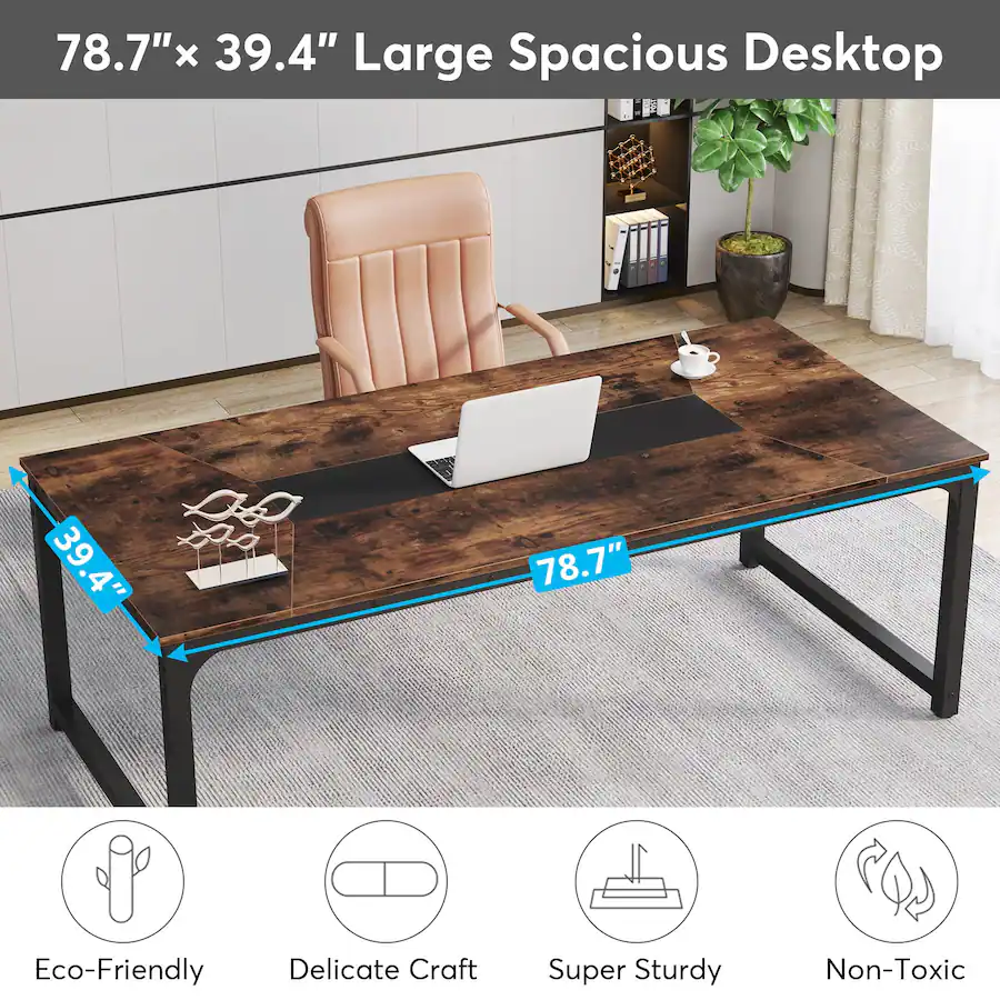 Table Top Civil Tribesigns Conference Table with Engineered Wood Construction and ...