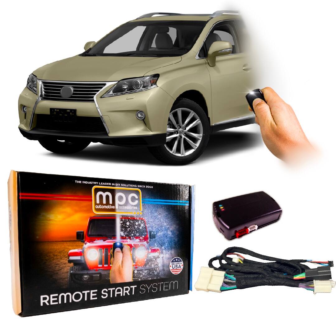 MPC - Remote Start Kit For Lexus RX350 2009-2015 | Plug and Play | Lock 3X to Start - Black