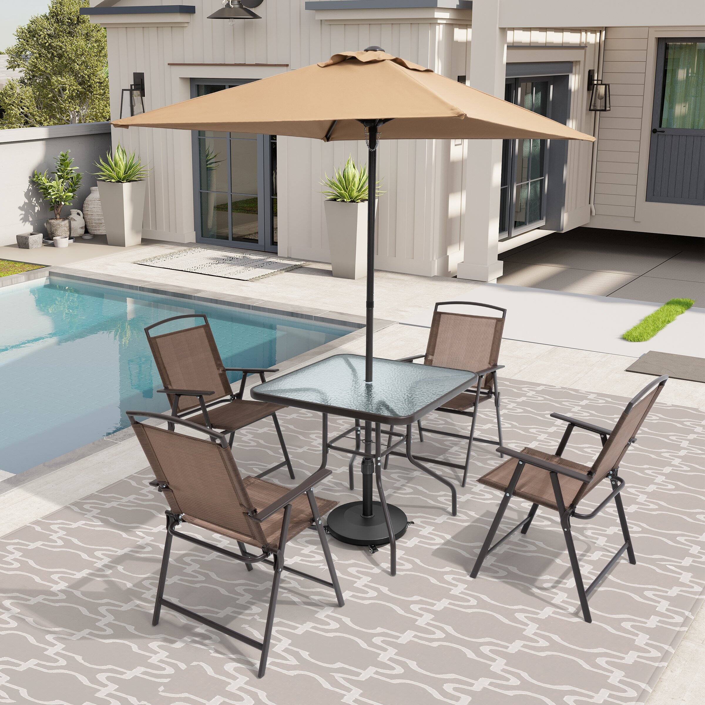 Alt View 6. Crestlive Products - Crestlive Products 1 pc Umbrella base Black Patio Umbrella Base - Black.