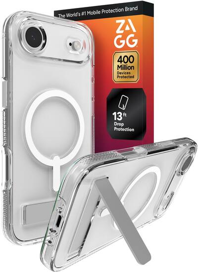 ZAGG Crystal Palace Snap MagSafe Compatible Case w/ Kickstand for Apple iPhone Air Clear 702318861 - Best Buy ZAGG Crystal Palace Snap MagSafe Compatible Case w/ Kickstand for Apple iPhone Air Clear 702318861 - Best Buy