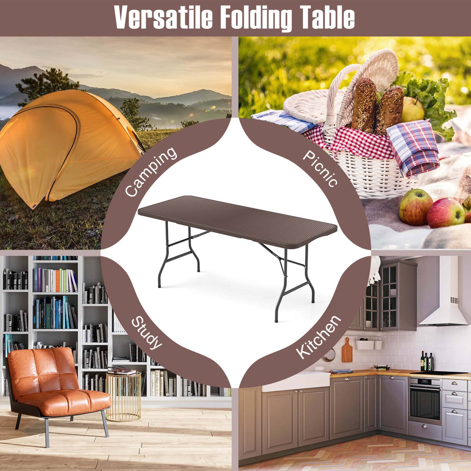 Versatile Folding Table

- Camping
- Picnic
- Study
- Kitchen