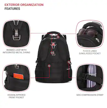 2901 scansmart laptop backpack SwissGear 5358 USB packed everyday backpack that will exceed your expectations or as a roomy travel backpack when the thrill of travel awaits SWISSGEAR, Scansmart Backpack, Fits Up