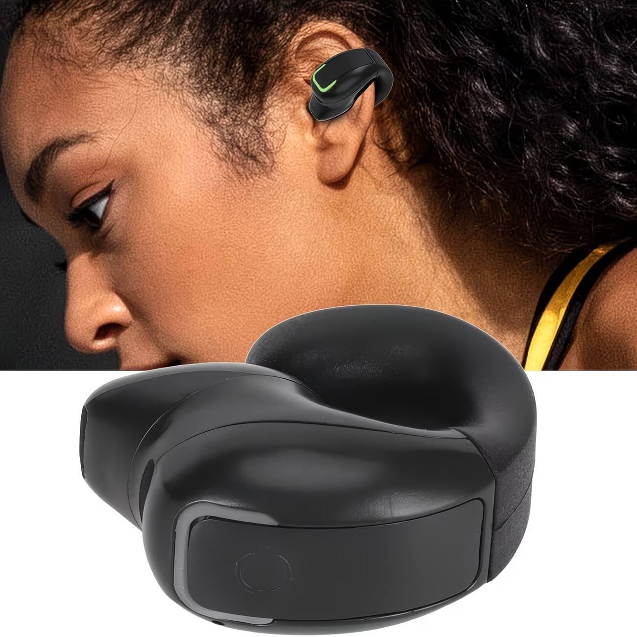 Left. Umeiluce - Bluetooth Single Earbud Mini Wireless Invisible Headphones, Single Earphone (Black) - Black.