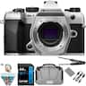 Bundle - OM System - OM-5 Mark II 20.4MP 4K Digital Camera Body, Silver + 64GB Memory