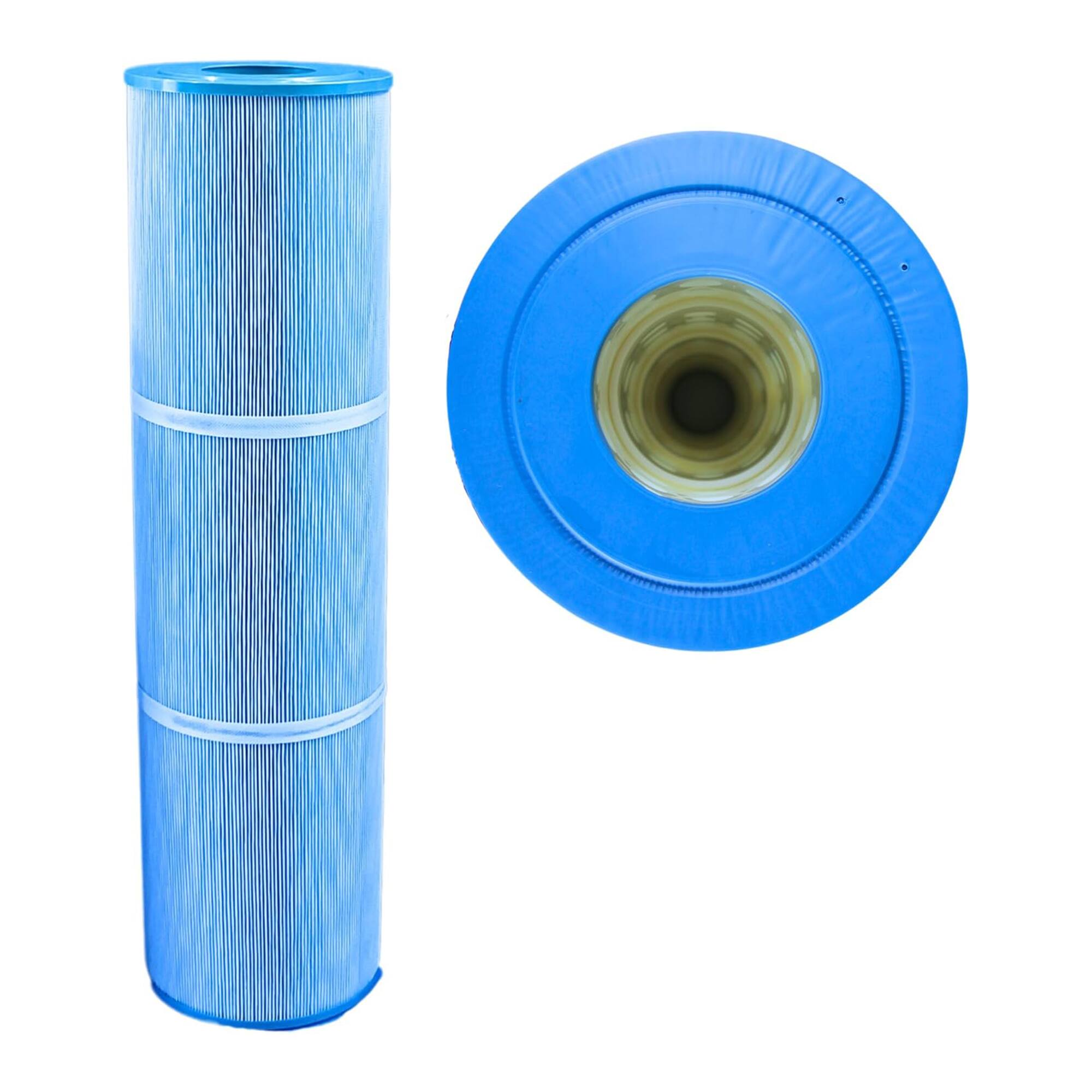 Front. Swimline - Swimline HYDROTOOLS Ultra Pool Replacement Cartridge Filter, 120 Sq. Ft., Blue.
