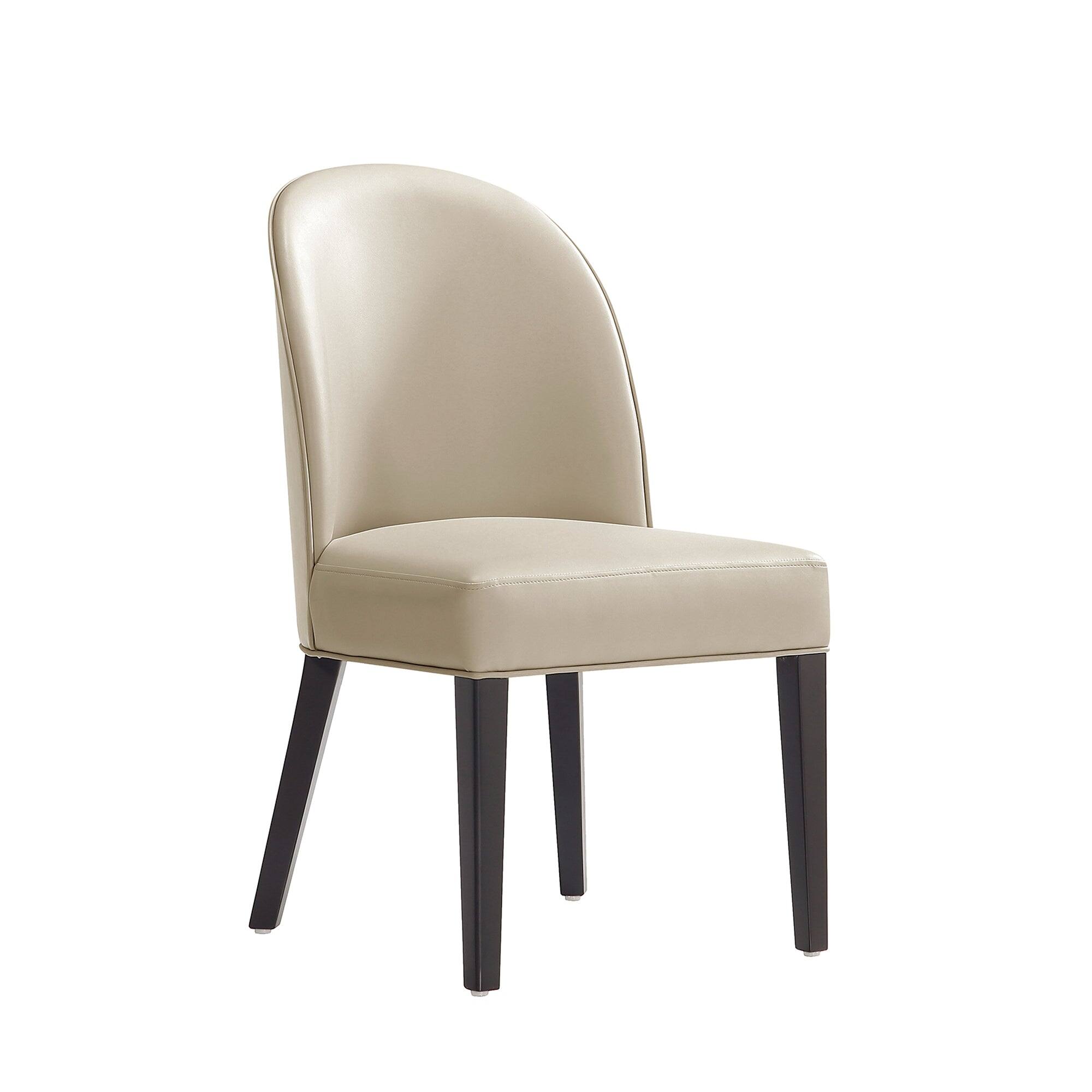 Alt View 2. Manhattan Comfort - Hillman Modern Wood Upholstered Dining Chair - Set of 2 - Sand.