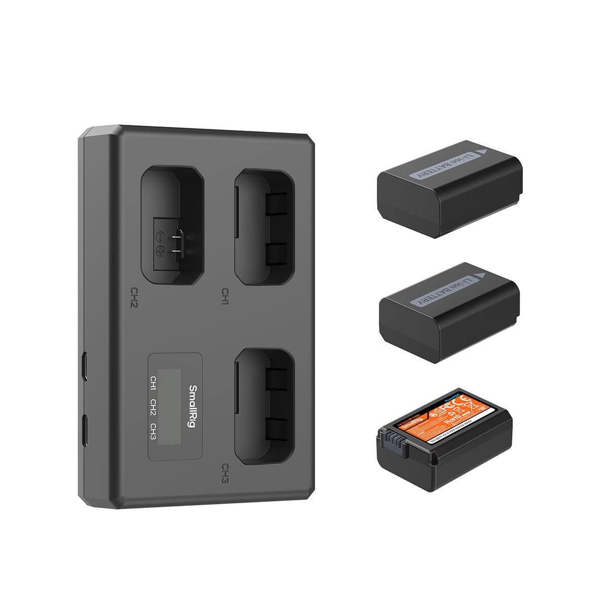 Li-ion BATTERY  
CH2  
CH1 CH2 CH3  
SmallRig  
CH1 CH3  
Li-ion BATTERY SmallRig R2FCCE RoHS