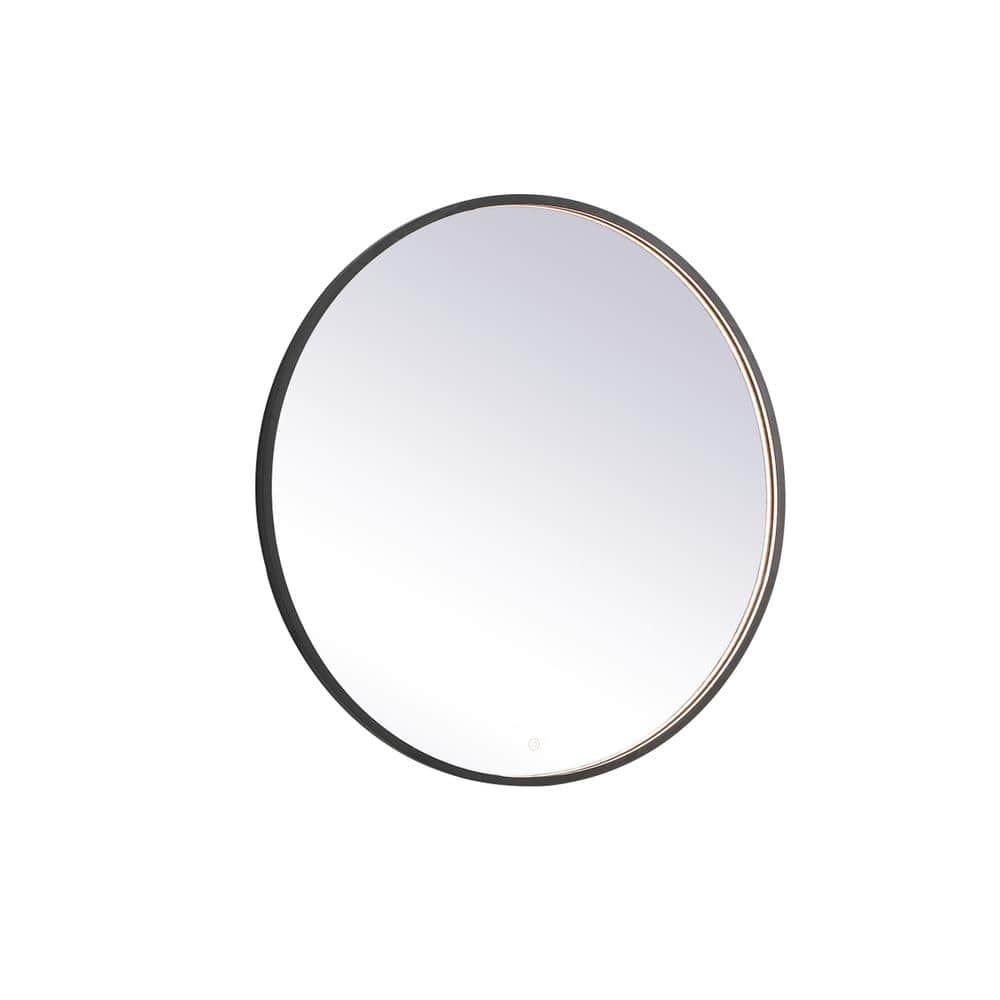 Elegant Decor - Pier 39 inch LED mirror with adjustable color temperature - Black price history on PriceWatchPro