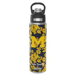 Tervis - Vera Bradley x Michigan Wolverines 24oz. Wide Mouth Bottle with Deluxe Lid - Multicolor