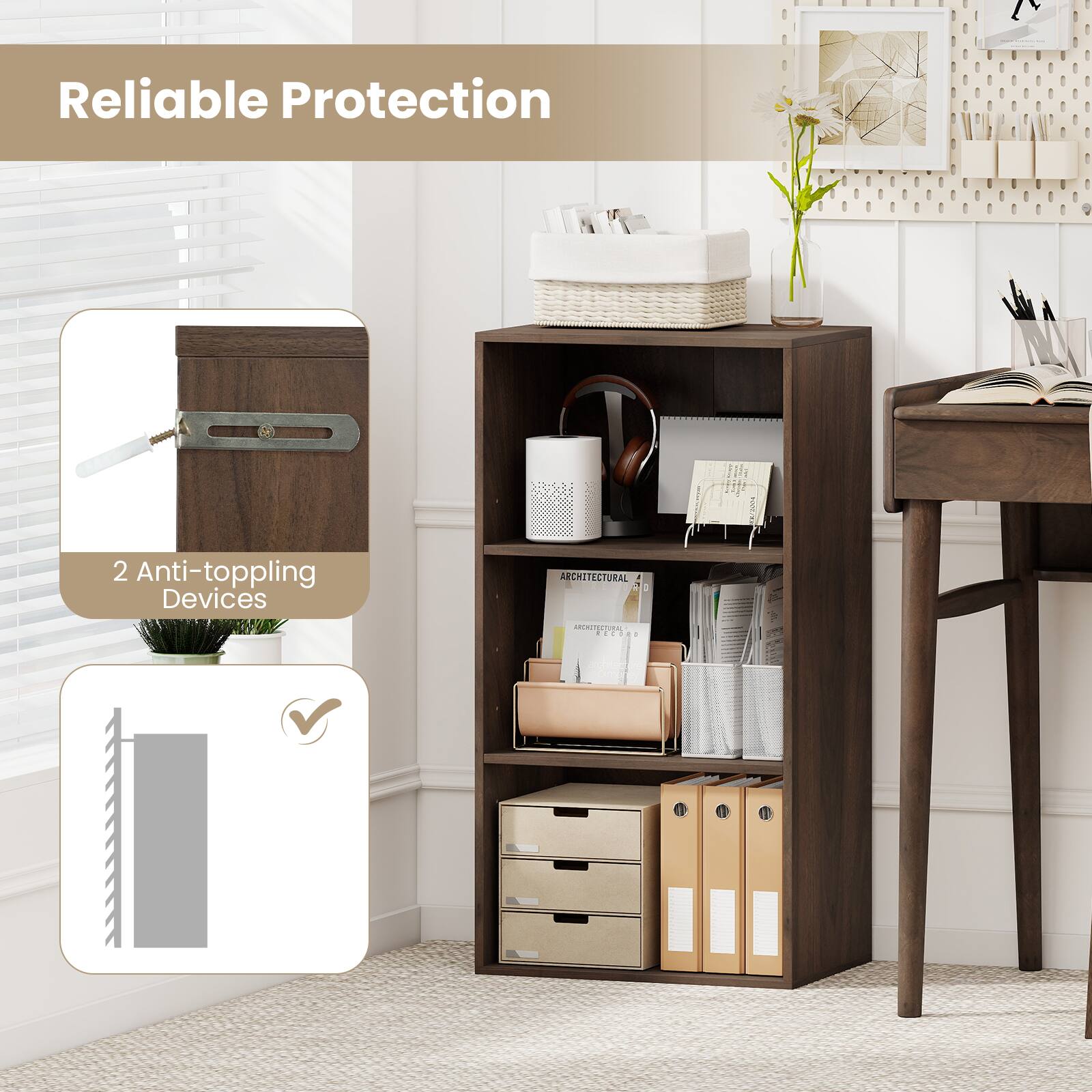 Reliable Protection

2 Anti-toppling Devices

ARCHITECTURAL RECORD