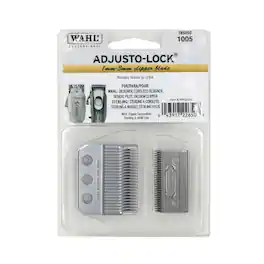 1005 Adjusto-Lock 1mm-3mm Clipper Blade 3 Hole, for Wahl Designer, Senior, Sterling, Vacuum, Pilot - Silver