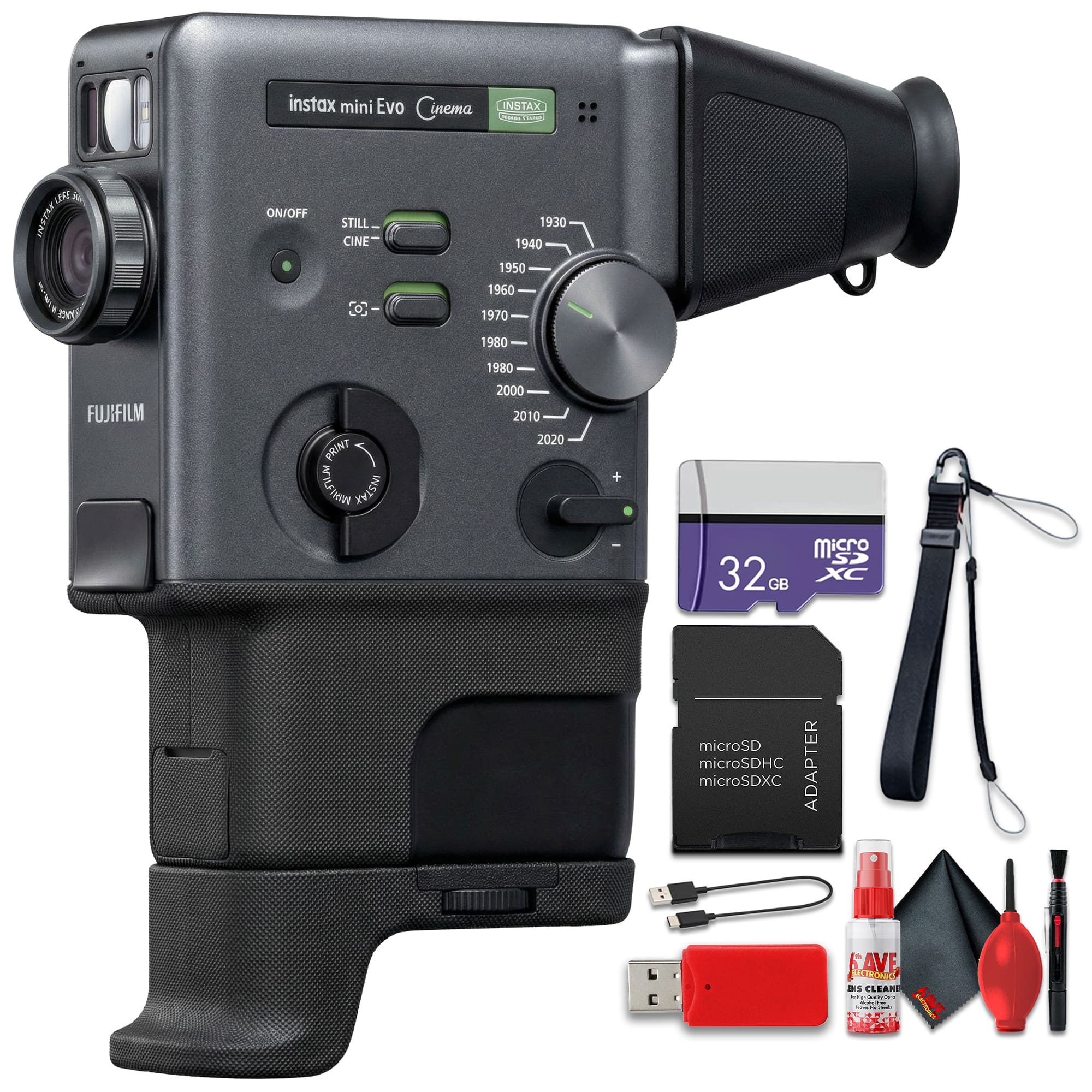 Fujifilm - instax mini Evo Cinema Camera Bundle