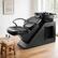Angle. Ainfox - Ainfox Shampoo Barber Backwash Chair,ABS Plastic Bowl Sink Chair & Armrest Professional for Barbershop Spa Beauty Salon - black.