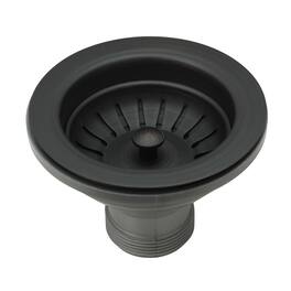 Akicon - Solid Brass Kitchen Sink Strainer with Basket for 3-1/2 in. Standard Strainer Drain in Oil Rubbed Bronze - Oil-Rubbed Bronze