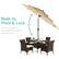 Built-in Pivot & Lock
Tilt the canopy to your desired angle to block the sun
45°
