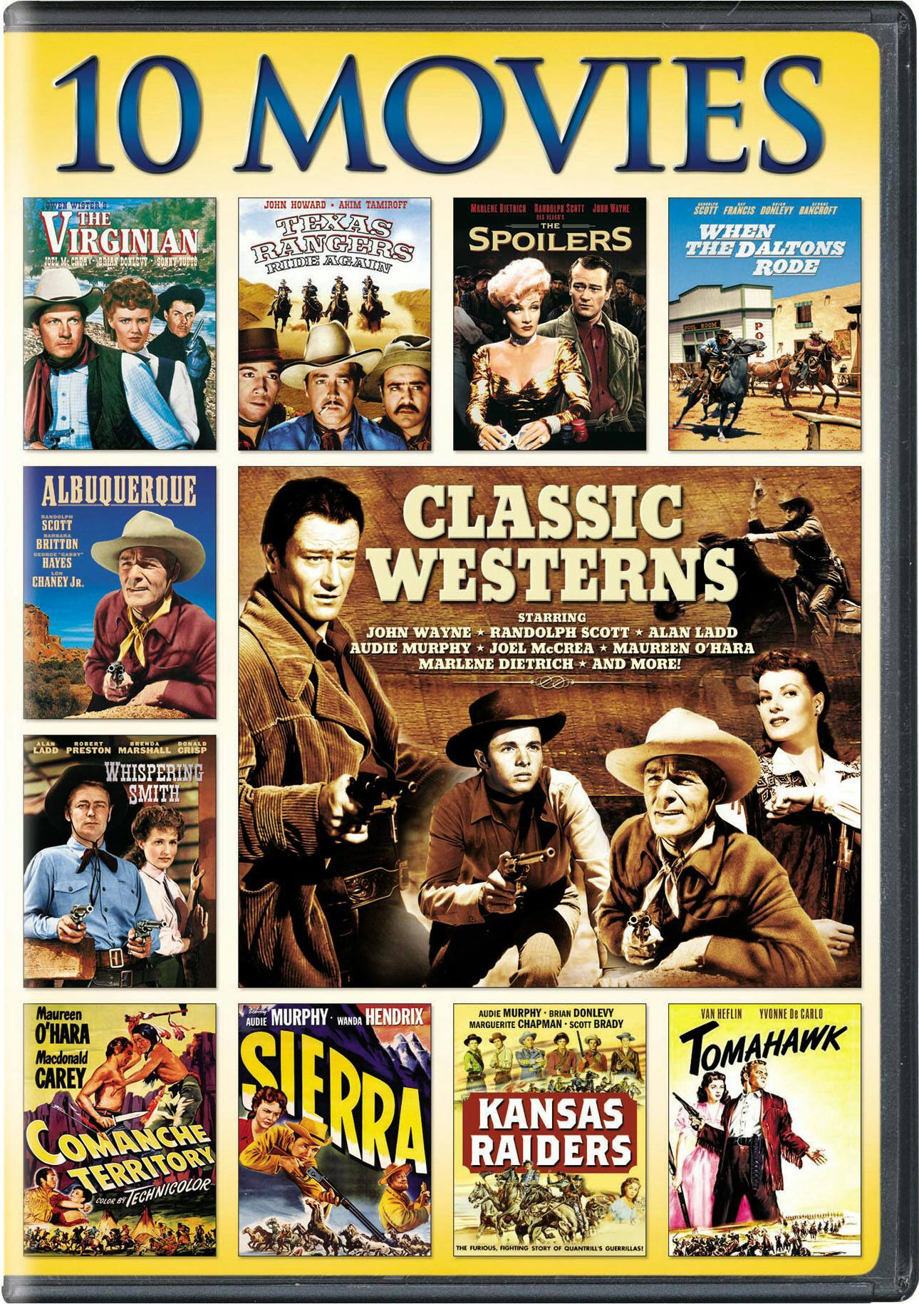 Front. Classic Westerns: 10-Movie Collection (Box Set) [DVD].