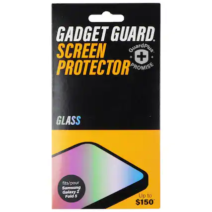 GADGET GUARD. SCREEN PROTECTOR. GuardPlus. + PROMISE GLASS fits/pour Samsung Galaxy Z Fold 5 Up to $150