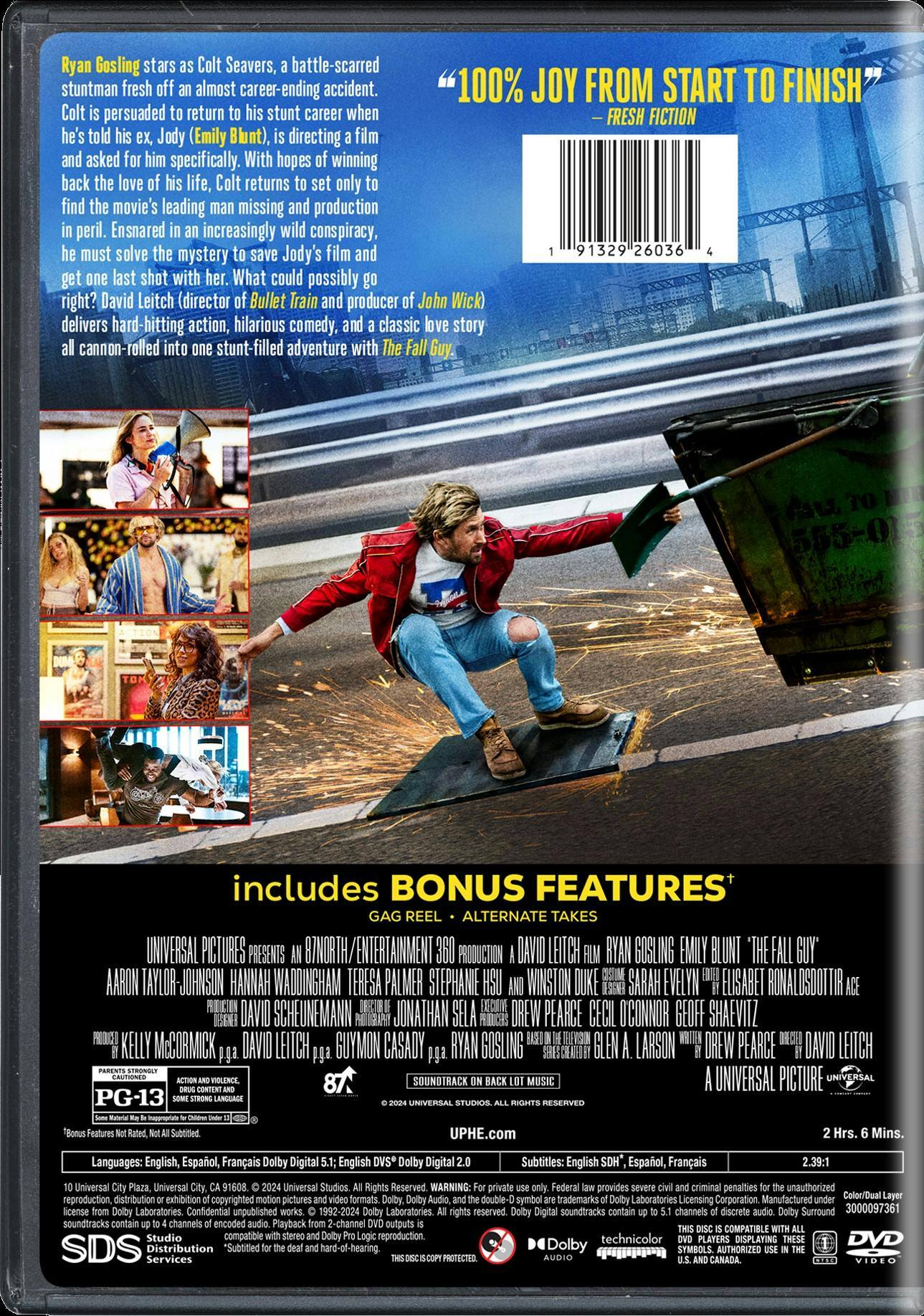 Back. The Fall Guy [DVD].