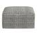 Alt View 11. Simpli Home - Safford Square Woven Pouf - Black and White.