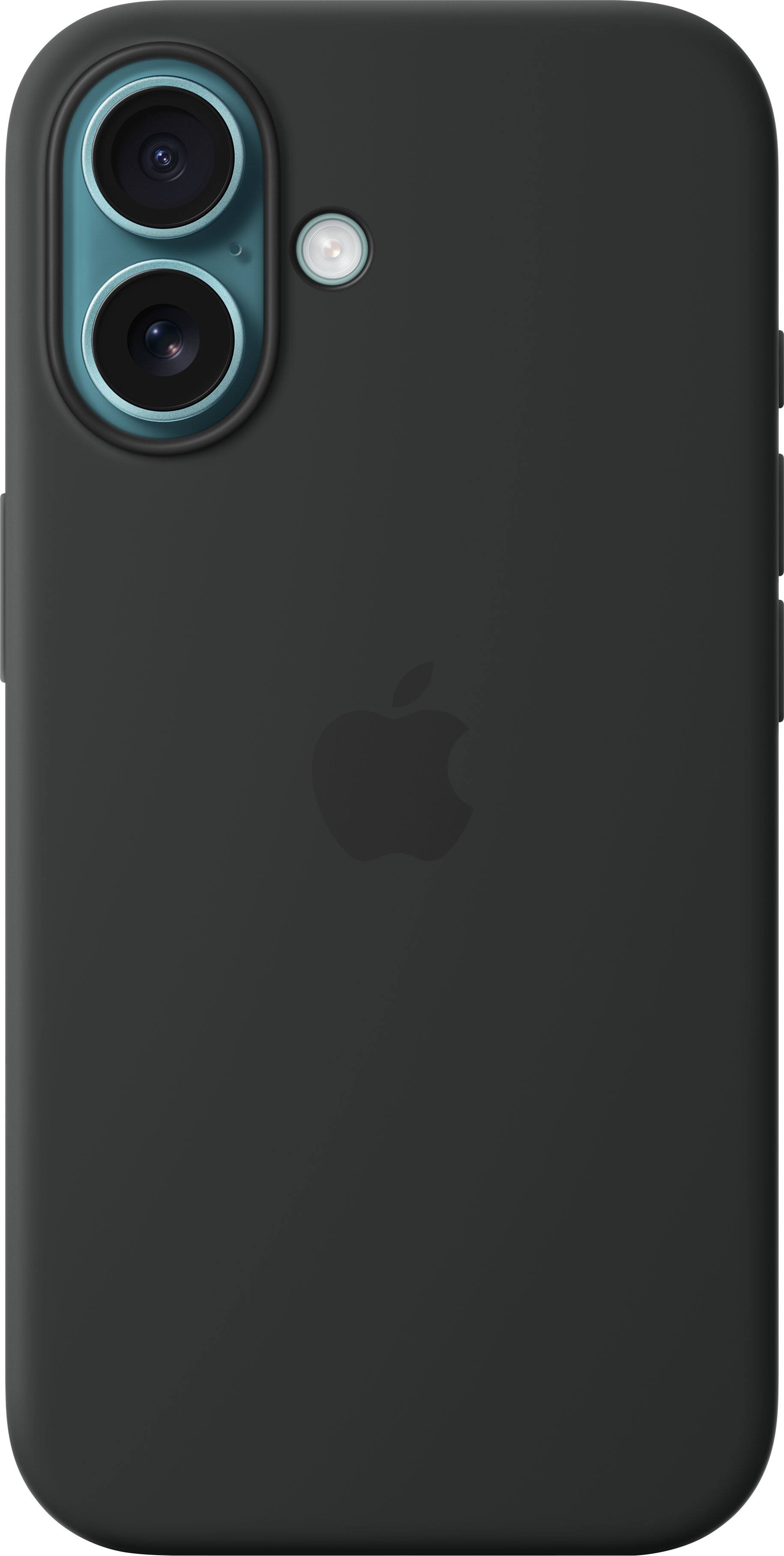 Alt View 11. Apple - iPhone 16 Silicone Case with MagSafe - Black.