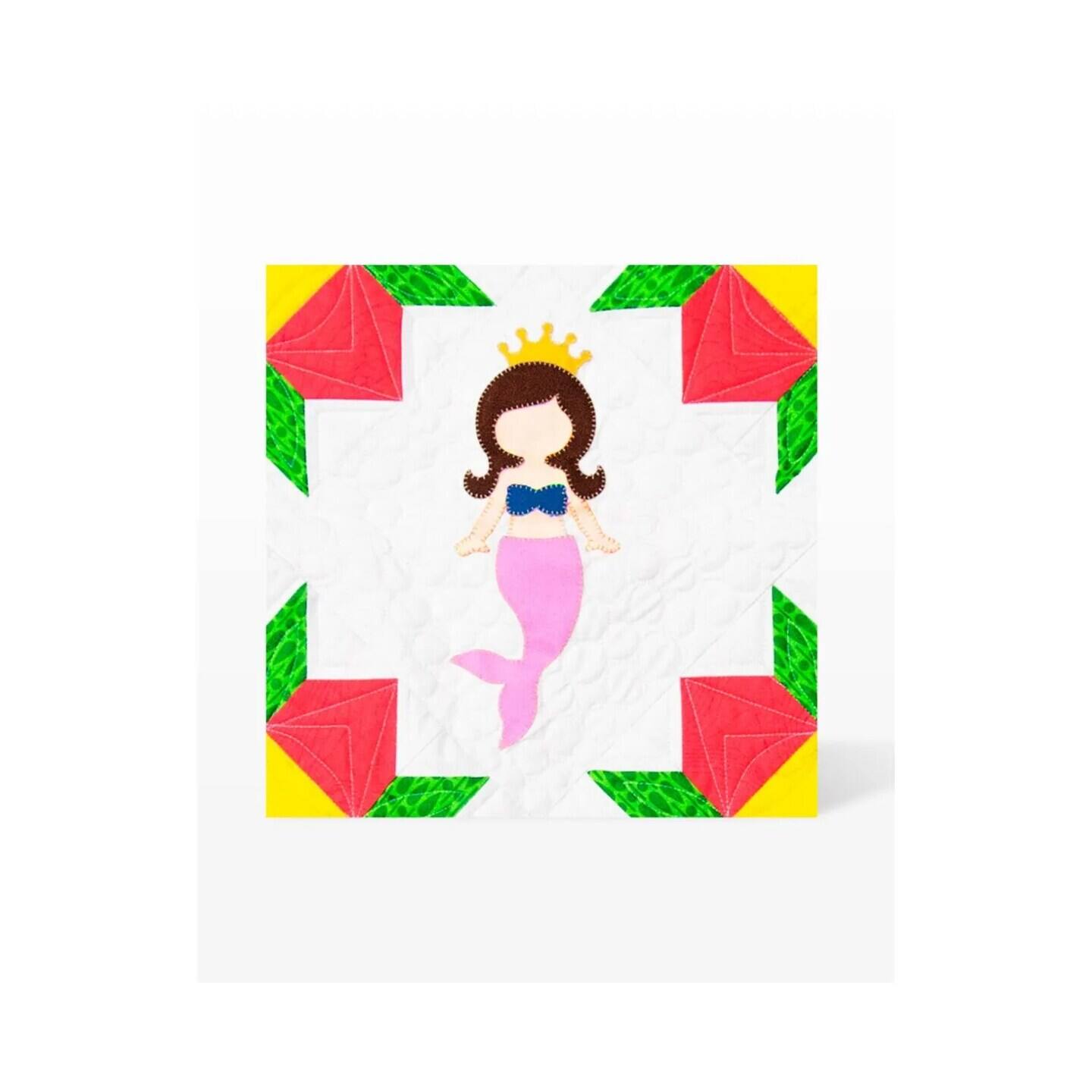 Left. AccuQuilt - Mermaid King & Queen Die - Multicolor.