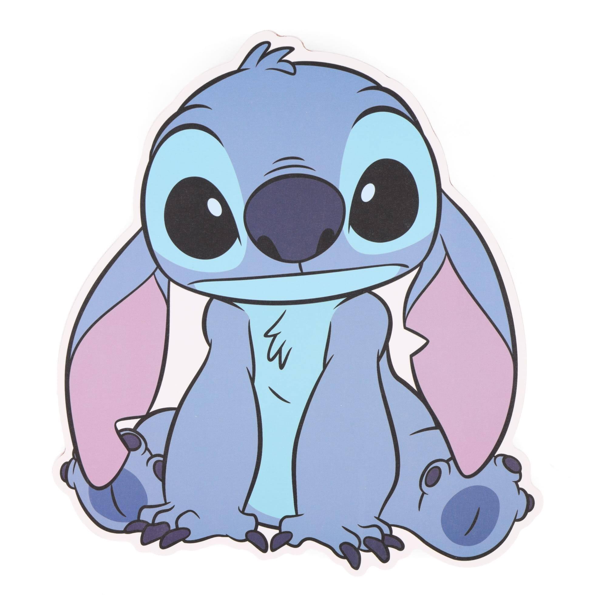 Alt View 1. Silver Buffalo - Disney Lilo & Stitch Cute Pose Die-Cut Wooden Wall Art | 7 x 8 Inches - Blue.