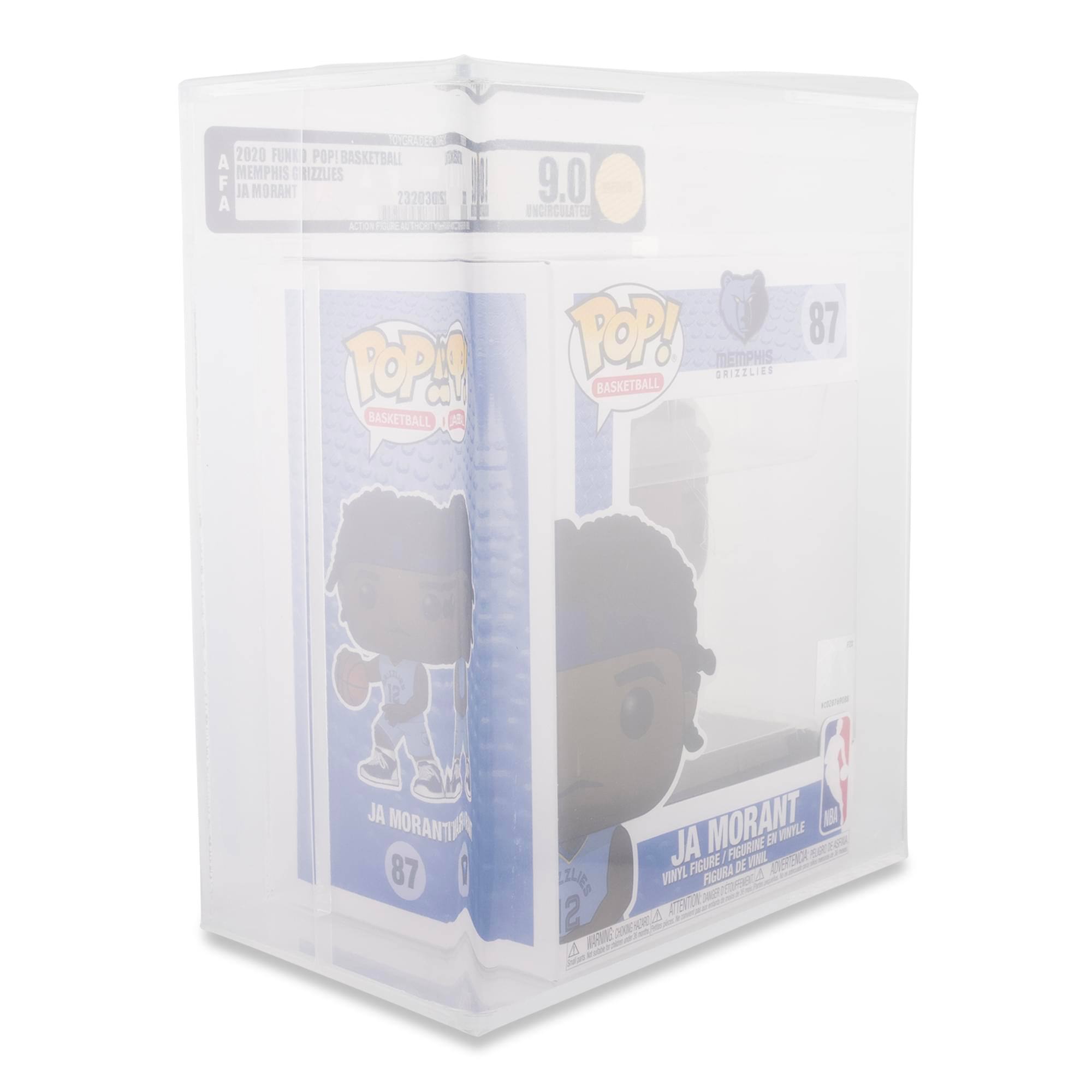 2020 Funko Pop! Basketball  
Memphis Grizzlies  
Ja Morant  
AFA 9.0 Uncirculated  

Pop! Basketball  
Memphis Grizzlies  
Ja Morant  
87  

Vinyl Figure / Figurine en Vinyle / Figura de Vinilo