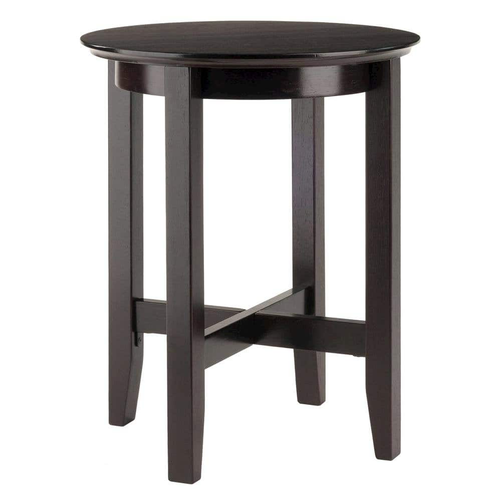 FurniFact - Square End Table - Espresso