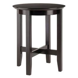 FurniFact - Square End Table - Espresso