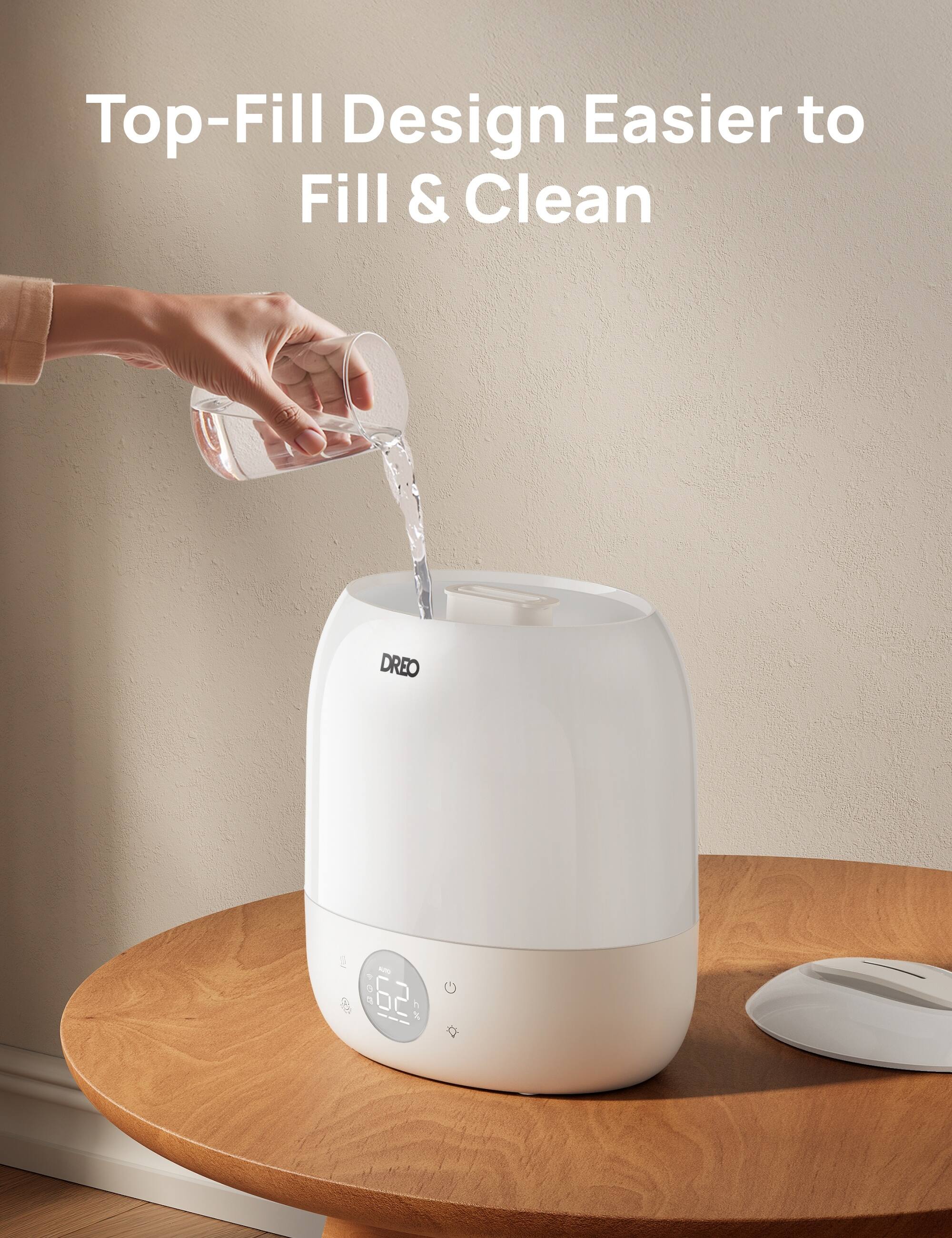 Top-Fill Design Easier to Fill & Clean