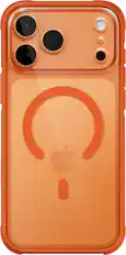 Front. dbrand - Ghost Case with MagSafe for Apple iPhone 17 Pro Max - Orange.
