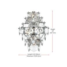 Height 18" (45.7cm)
Length 13.8" (35cm)
Extension 8" (20.3cm)