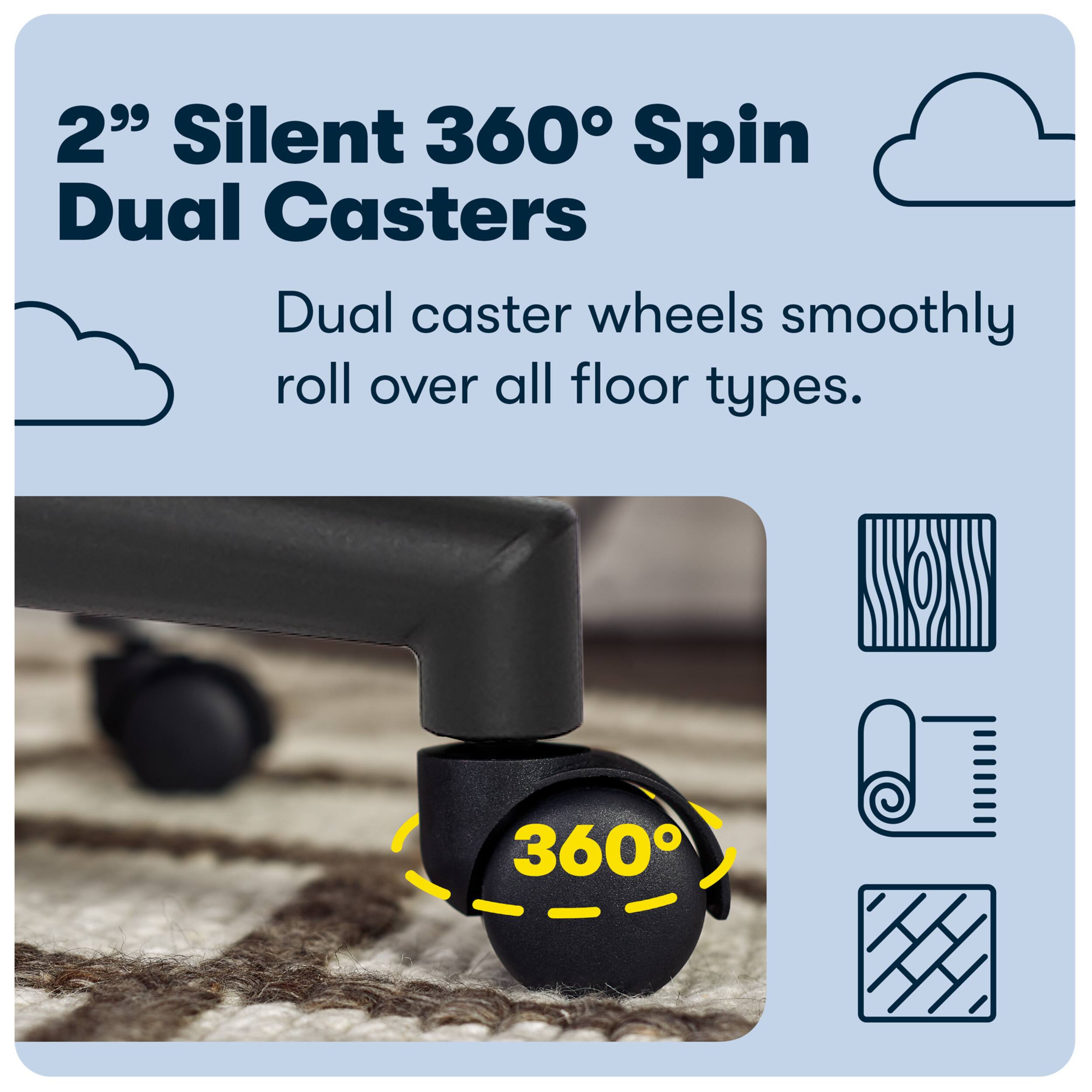 Alt View 18. Serta - Hannah Upholstered Executive Office Chair with Headrest Pillow - Smooth Bonded Leather - Biscuit.