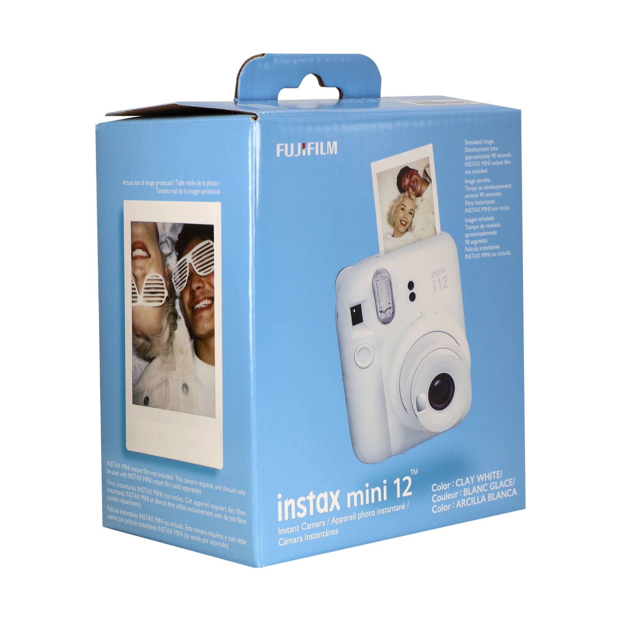 Fujifilm INSTAX MINI 12 Instant Film Camera Clay 4x Mini Instax