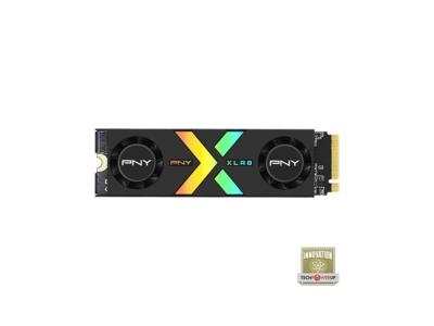PNY CS3150 XLR8 Gaming RGB 1TB PCIe Gen5 NVMe SSD with RGB Fan Up PNY CS3150 XLR8 Gaming RGB 1TB PCIe Gen5 NVMe SSD with RGB Fan Up