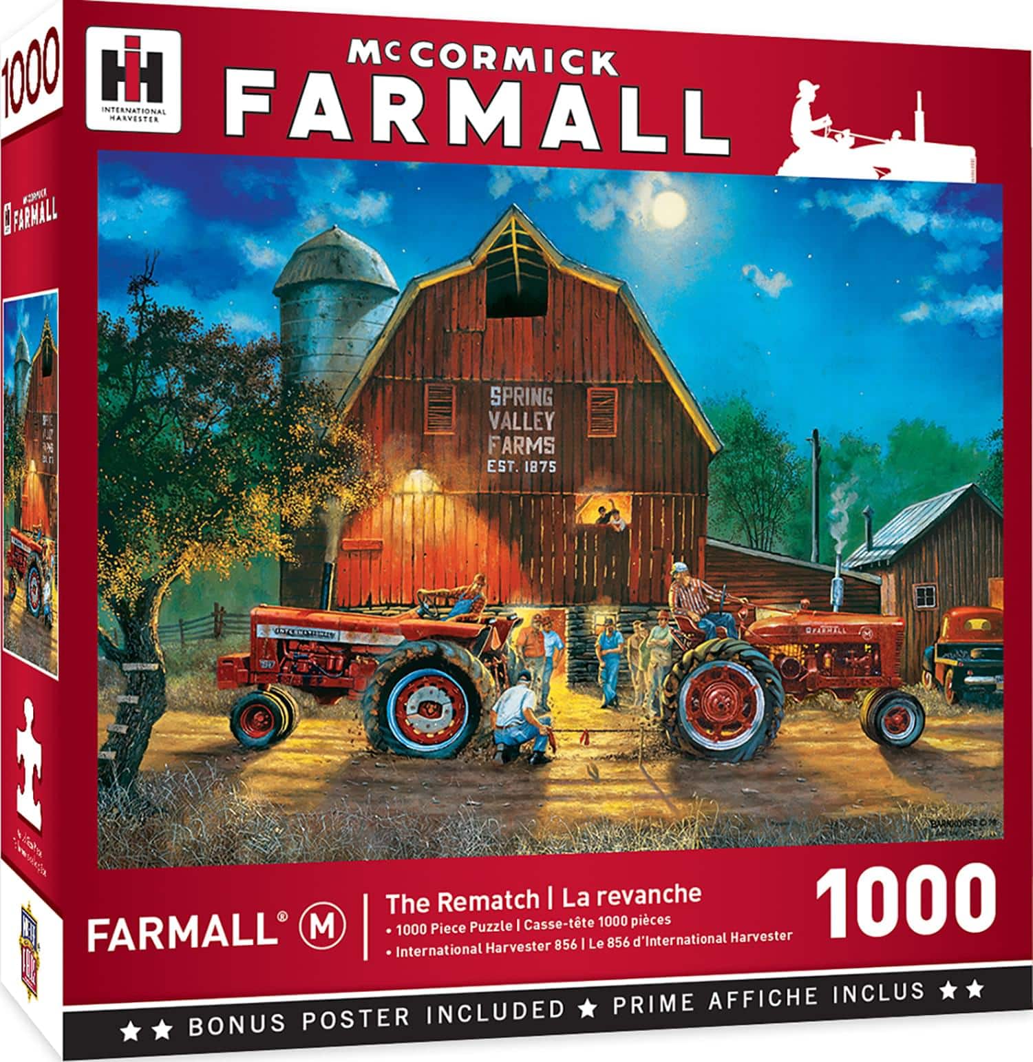 MasterPieces - Farmall Tractors The Rematch 1000 Piece Jigsaw Puzzle - Multi-Color