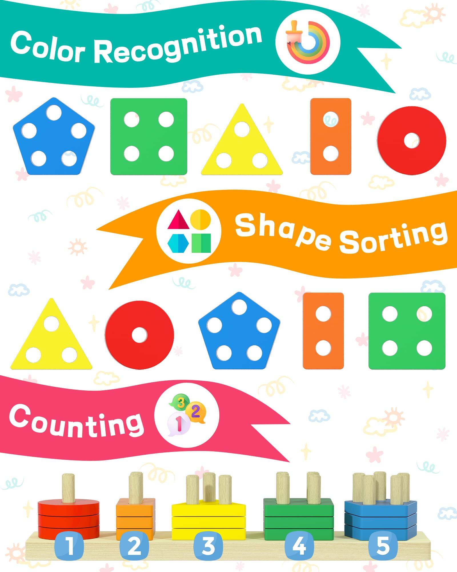 Color Recognition  
Shape Sorting  
Counting