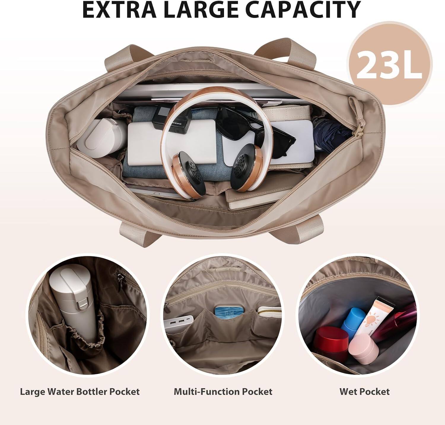EXTRA LARGE CAPACITY  
23L  
Large Water Bottler Pocket  
Multi-Function Pocket  
Wet Pocket