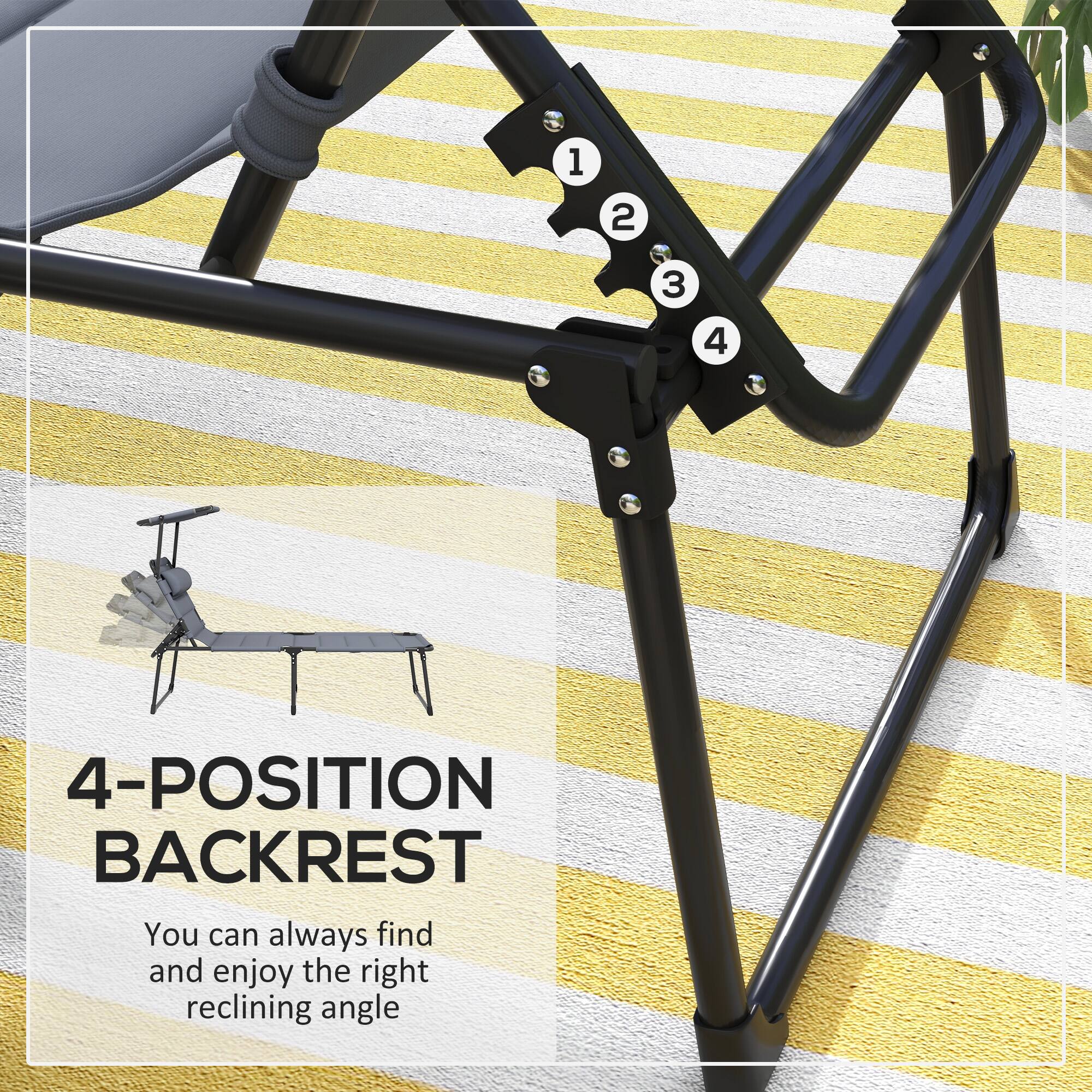 4-POSITION BACKREST
You can always find and enjoy the right reclining angle