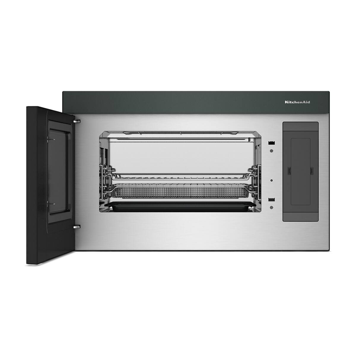 Alt View 8. KitchenAid - 1.1 Cu. Ft. Over-the-Range Microwave Oven with Infrared Sensor Modes - Juniper.
