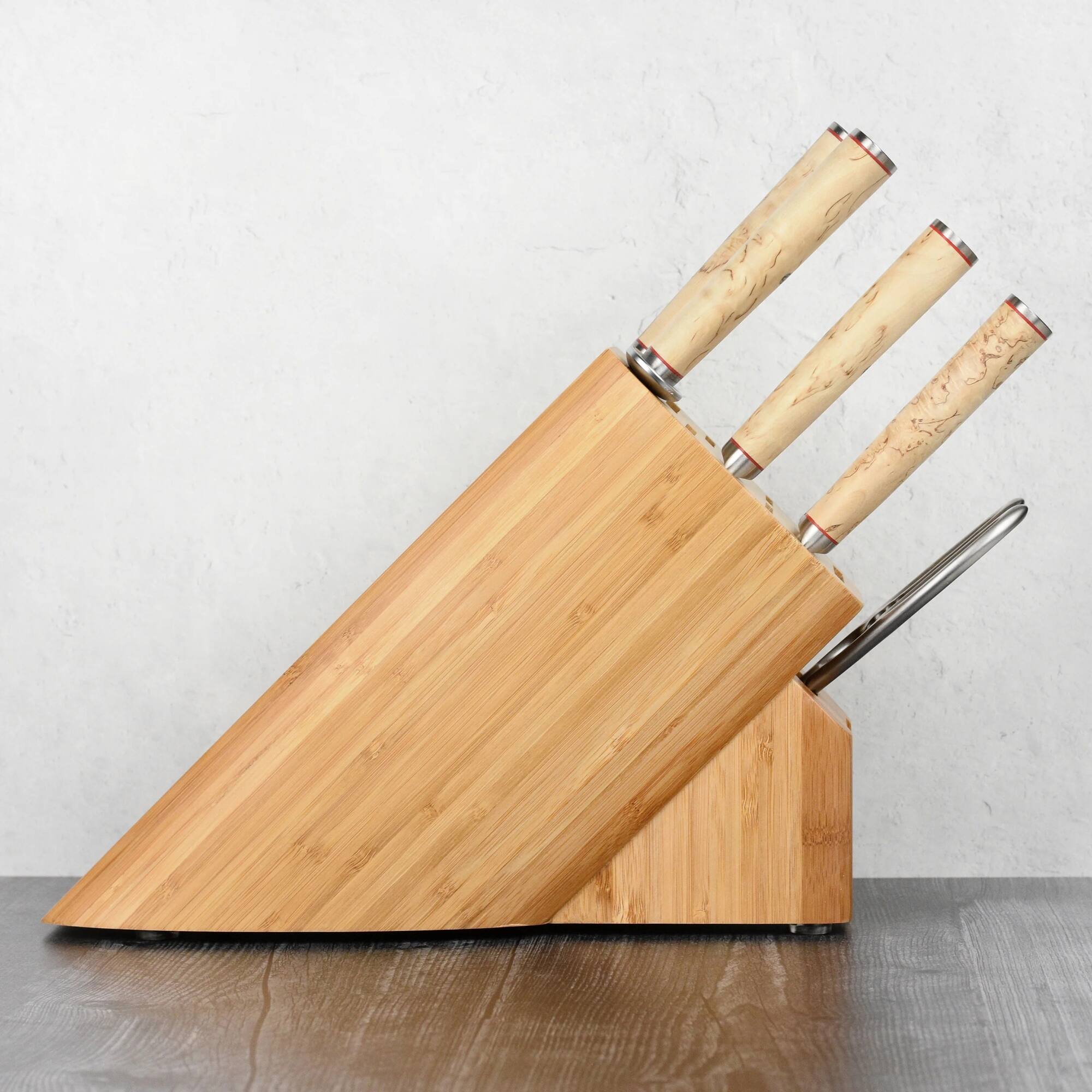 Alt View 3. Miyabi - Miyabi 12-slot Bamboo Knife Block, no knives included - Bamboo.