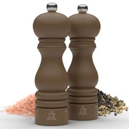 Peugeot - Paris u’Select Salt & Pepper Mill Set, 7-Inch, Adjustable 6-Setting - Mocha
