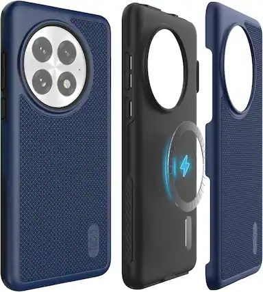 Front. TUDIA - TUDIA MergeGrip for OnePlus 13 Case 5G 2025 Magsafe Compatible - Indigo Blue - Magnetic Indigo Blue.