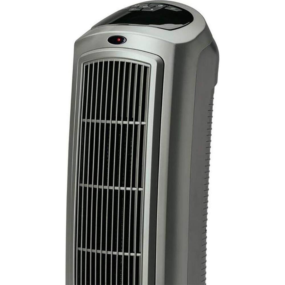 Alt View 3. Lasko - Oscillating Ceramic Heater 5538 - Grey.